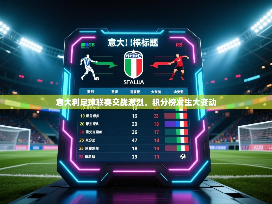 意大利足球联赛交战激烈，积分榜发生大变动  第1张