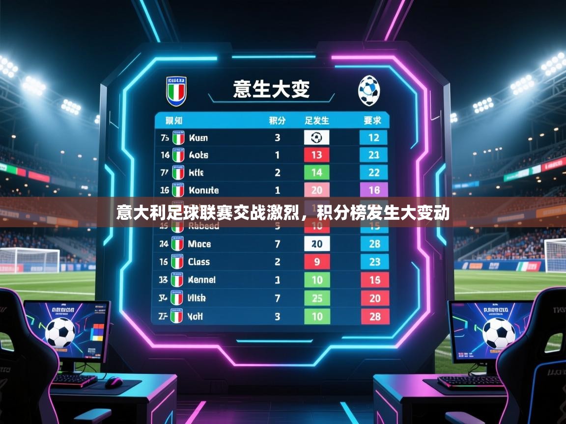 意大利足球联赛交战激烈，积分榜发生大变动  第2张